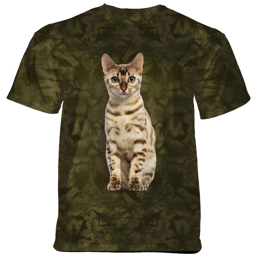 Bengal Cat T-shirt, Adult Large