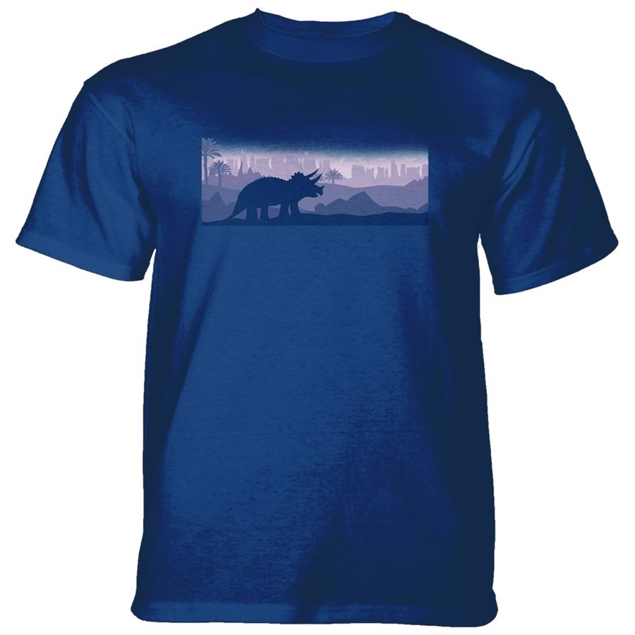 Triceratops Silhouette T-shirt, Adult XL