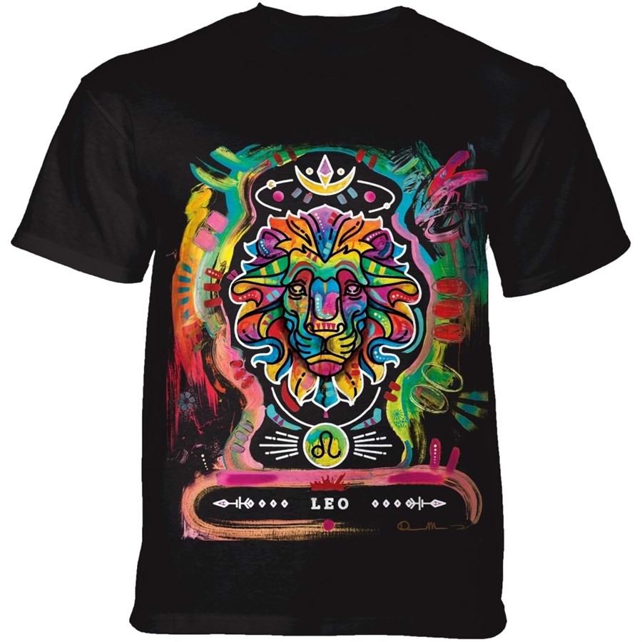 Russo Leo T-shirt, Sort, Adult 2XL