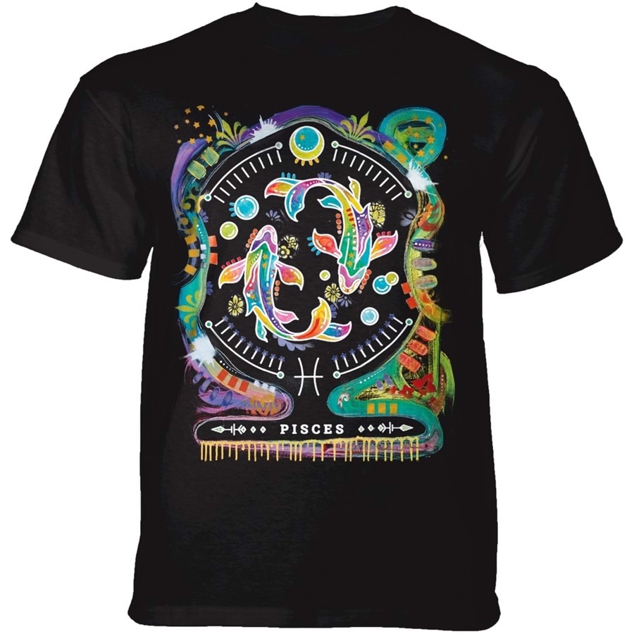 Russo Pisces T-shirt, Sort