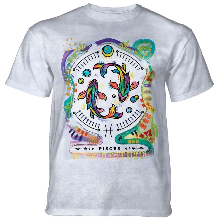 Russo Pisces T-shirt, Blå, Adult Medium