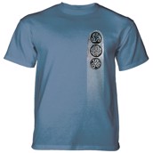 Celtic Triptych T-shirt, Blå
