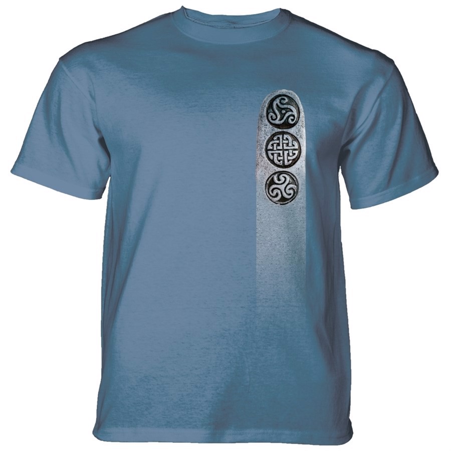 Celtic Triptych T-shirt, Blå, Adult Medium