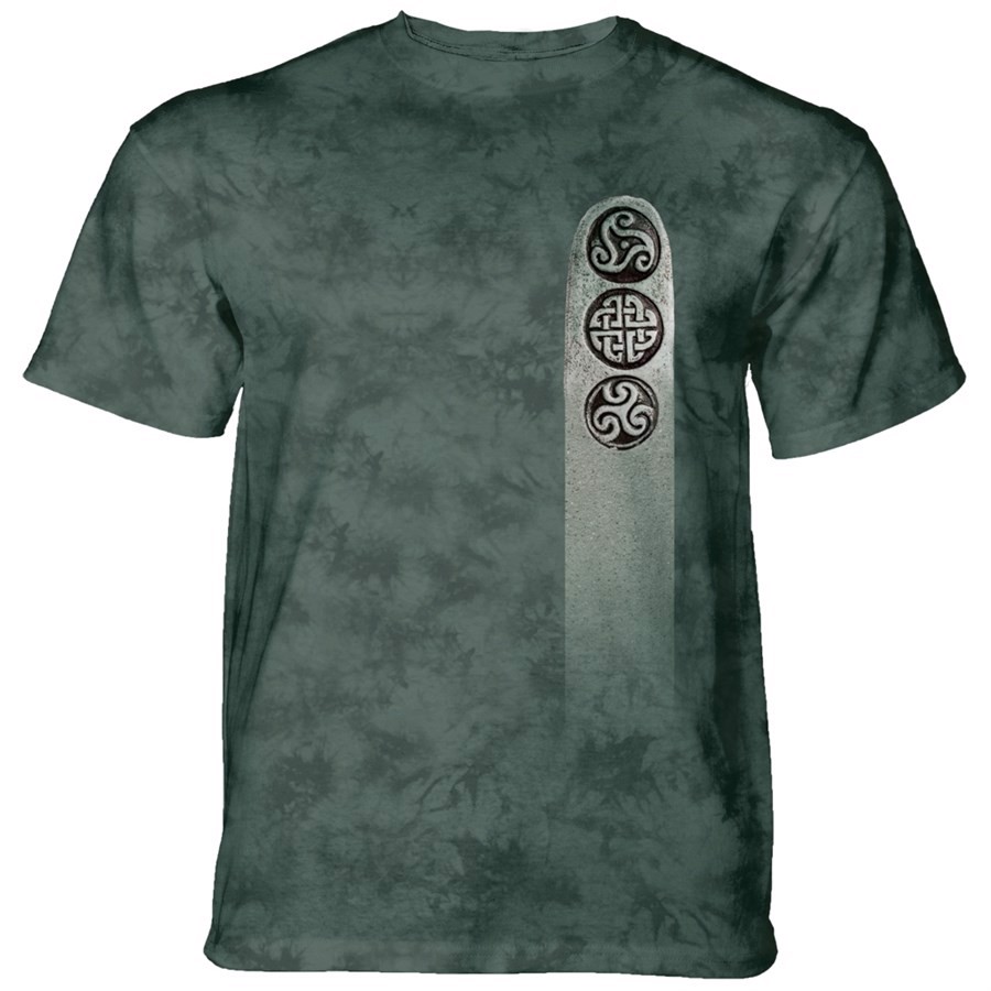 Celtic Triptych T-shirt, Grøn, Adult Large