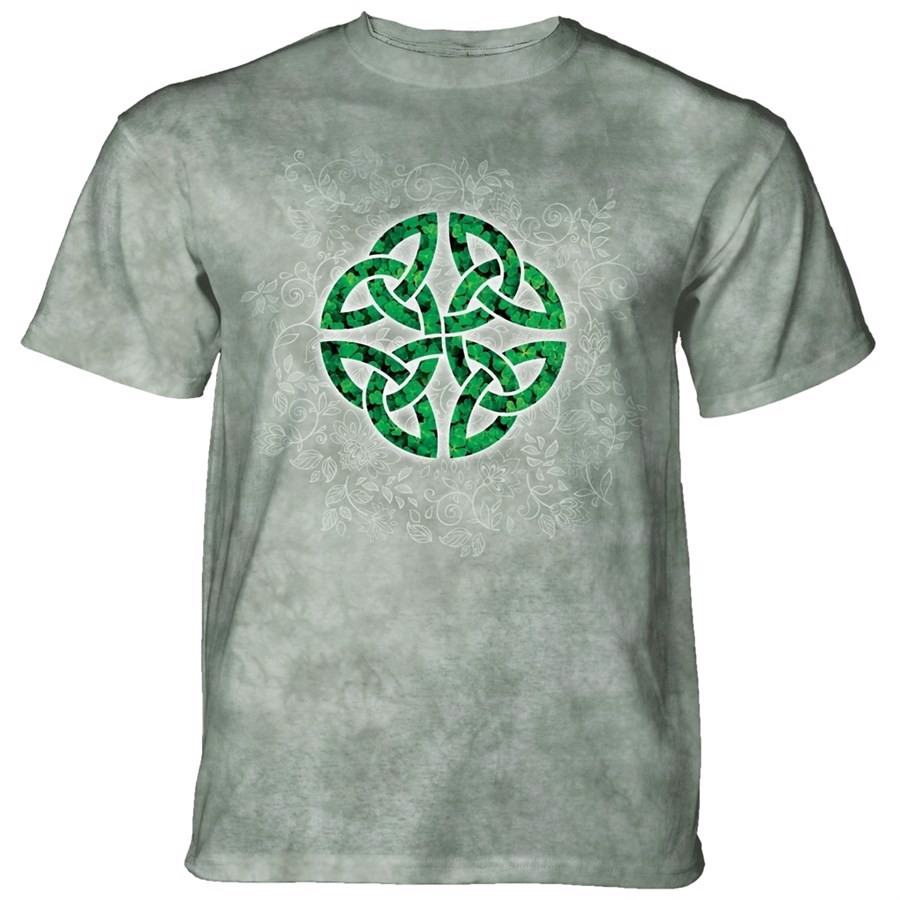 Foliage Knot T-shirt, Grøn, Child XL