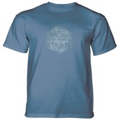 Celtic Owl T-shirt, Blå