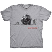 Deforestation Orangutan T-shirt, Grå