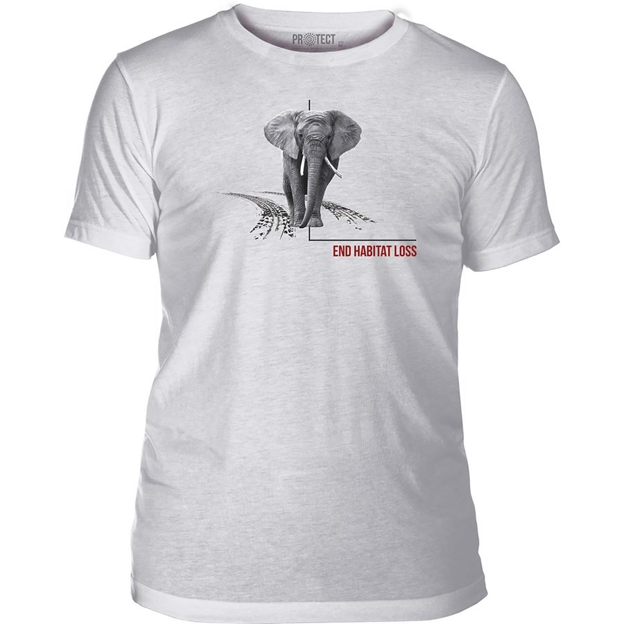 Habitat Elephant T-shirt, Hvid