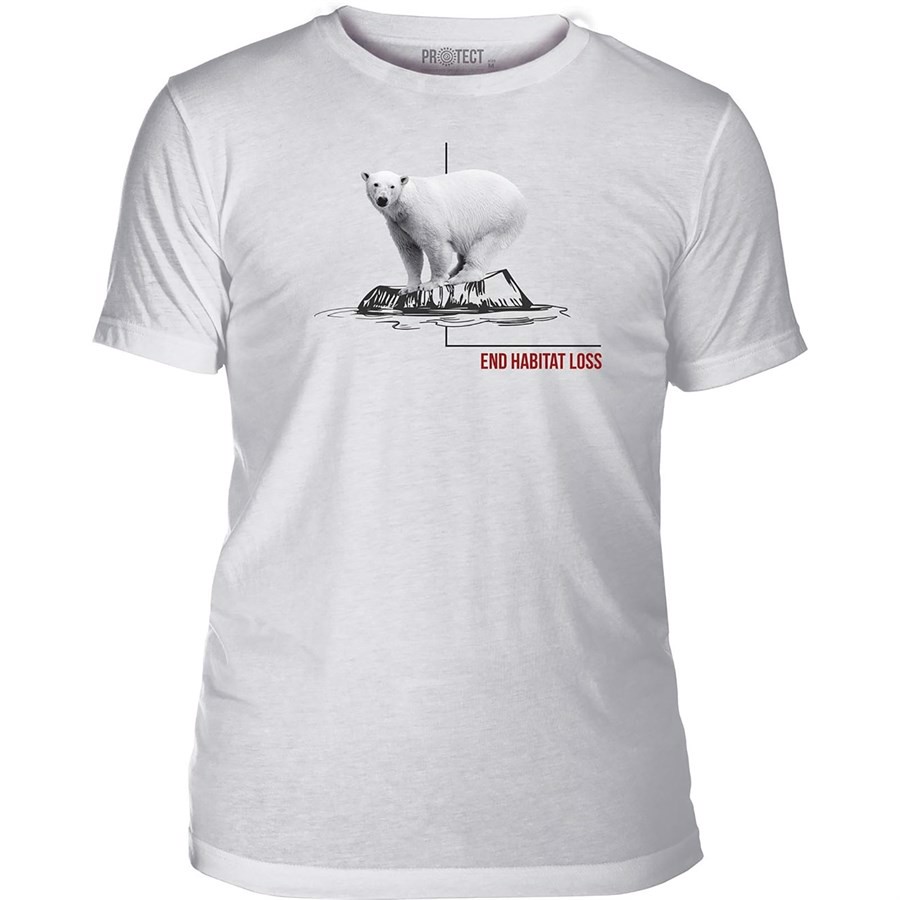 Habitat Polar Bear T-shirt, Hvid