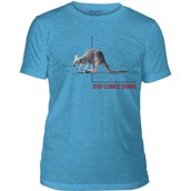 Climate Kangaroo T-shirt, Blå
