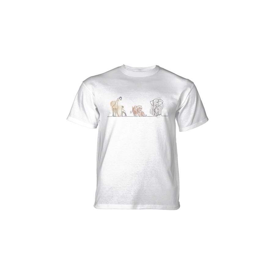 Zoo Collage Sketch T-shirt, Child Medium