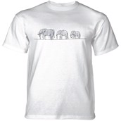 Elephants Sketch T-shirt