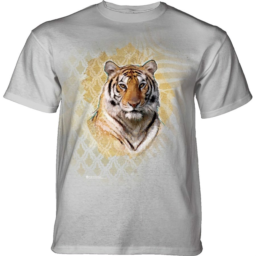Modern Safari Tiger T-shirt, Grey