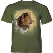 Modern Safari Lion T-shirt, Green