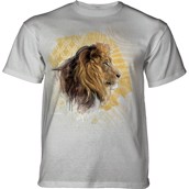 Modern Safari Lion T-shirt, Grey