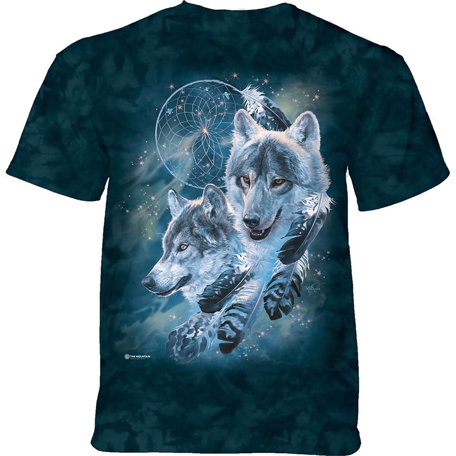 Dreamcatcher Wolf Collage T-shirt