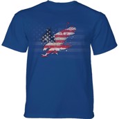 Eagle American Paint T-shirt, Blå