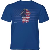 Fist American Paint T-shirt, Blå