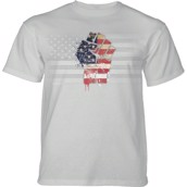 Fist American Paint T-shirt, Grå