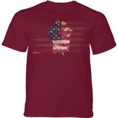 Fist American Paint T-shirt, Rød