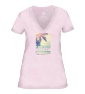 Relax Womens V-Neck, PINK