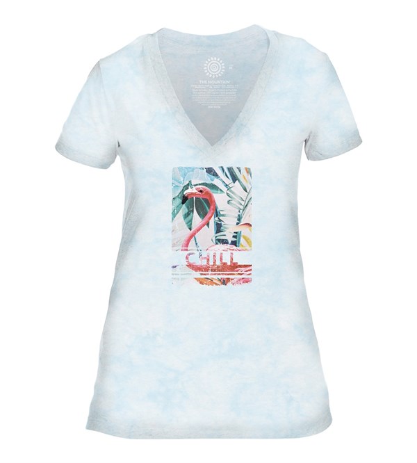 Chill Womens V-Neck, BLÅ