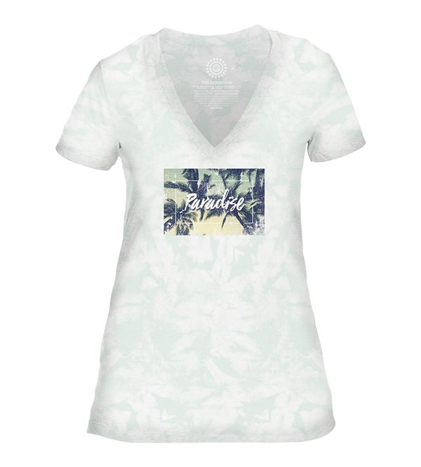 Paradise Womens V-Neck, GRØN