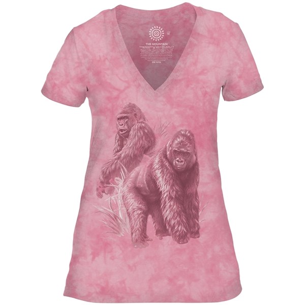Monotone Gorilla Womens V-neck