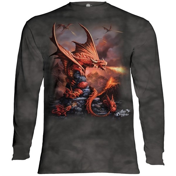Fire Dragon long sleeve, Adult Large