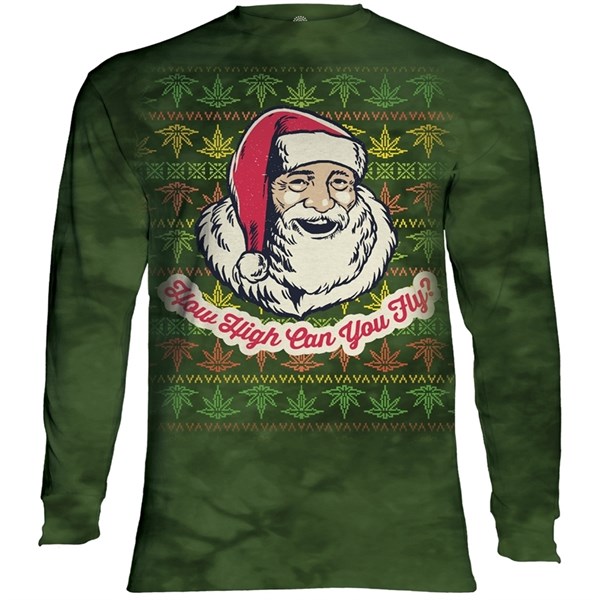 Fly High Santa Long sleeve