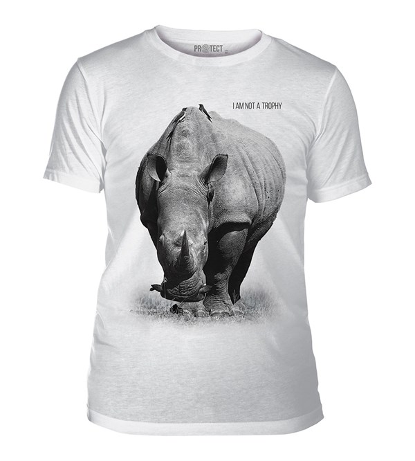 Rhino I Am Not a Trophy Mens Triblend