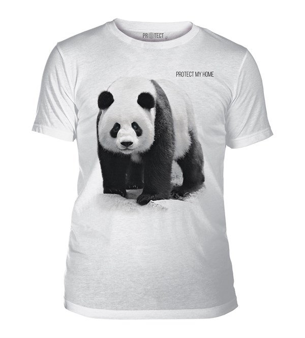 Panda Protect My Home Mens Triblend 
