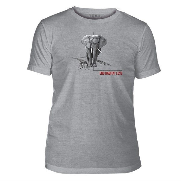  Habitat Elephant Mens Triblend T-shirt
