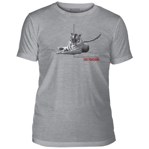  Poaching Tiger Mens Triblend T-shirt