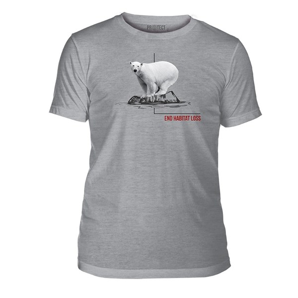 Habitat Polar Bear Mens Triblend T-shirt