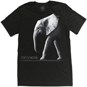  Elephant Stop Extinction Mens Triblend T-shirt, Adult Large