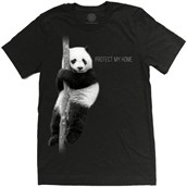  Panda Protect My Home Mens Triblend T-shirt, Adult XL