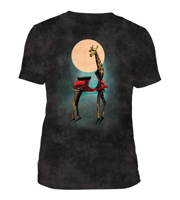 Giraffe Mens Triblend, SORT