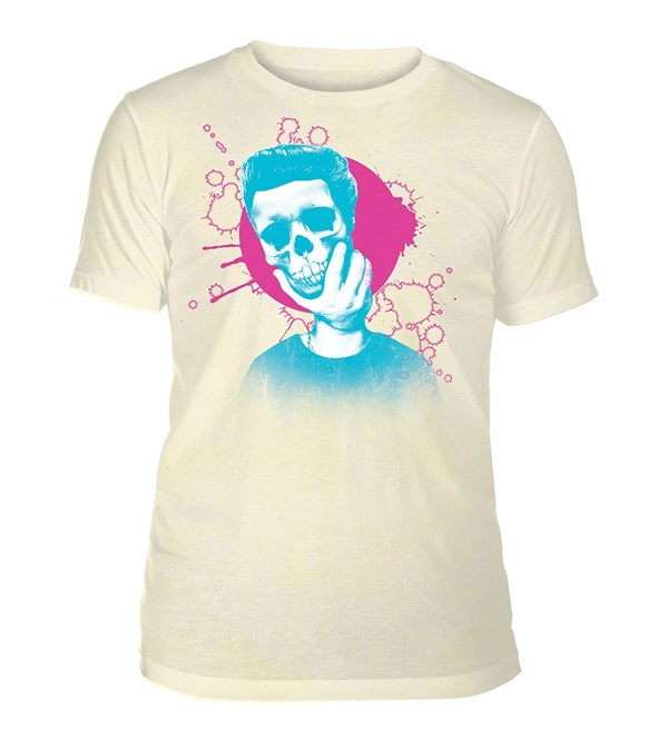 Live Fast Mens Triblend, GUL