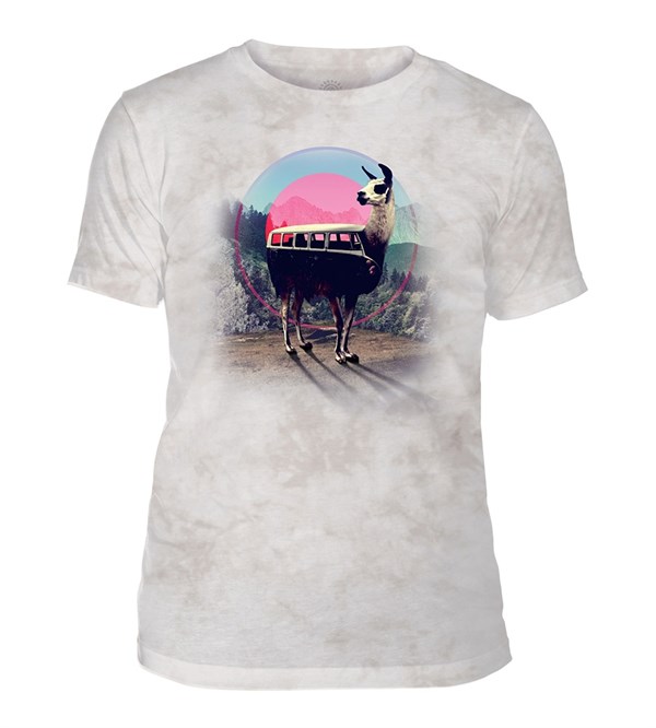 Llama Mens Triblend, GRÅ