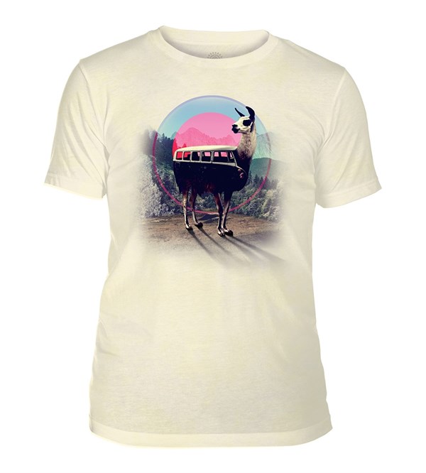 Llama Mens Triblend, GUL