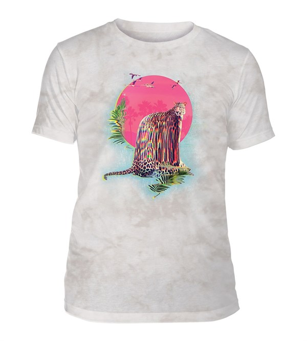 Neon Jaguar Mens Triblend, GRÅ