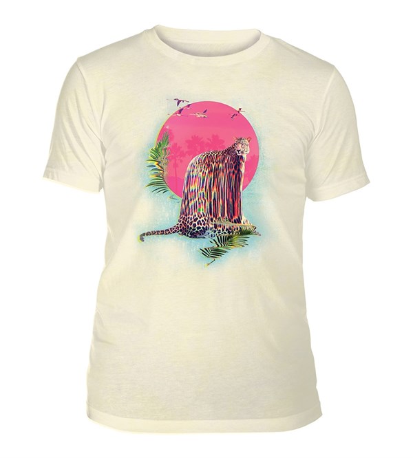 Neon Jaguar Mens Triblend, GUL