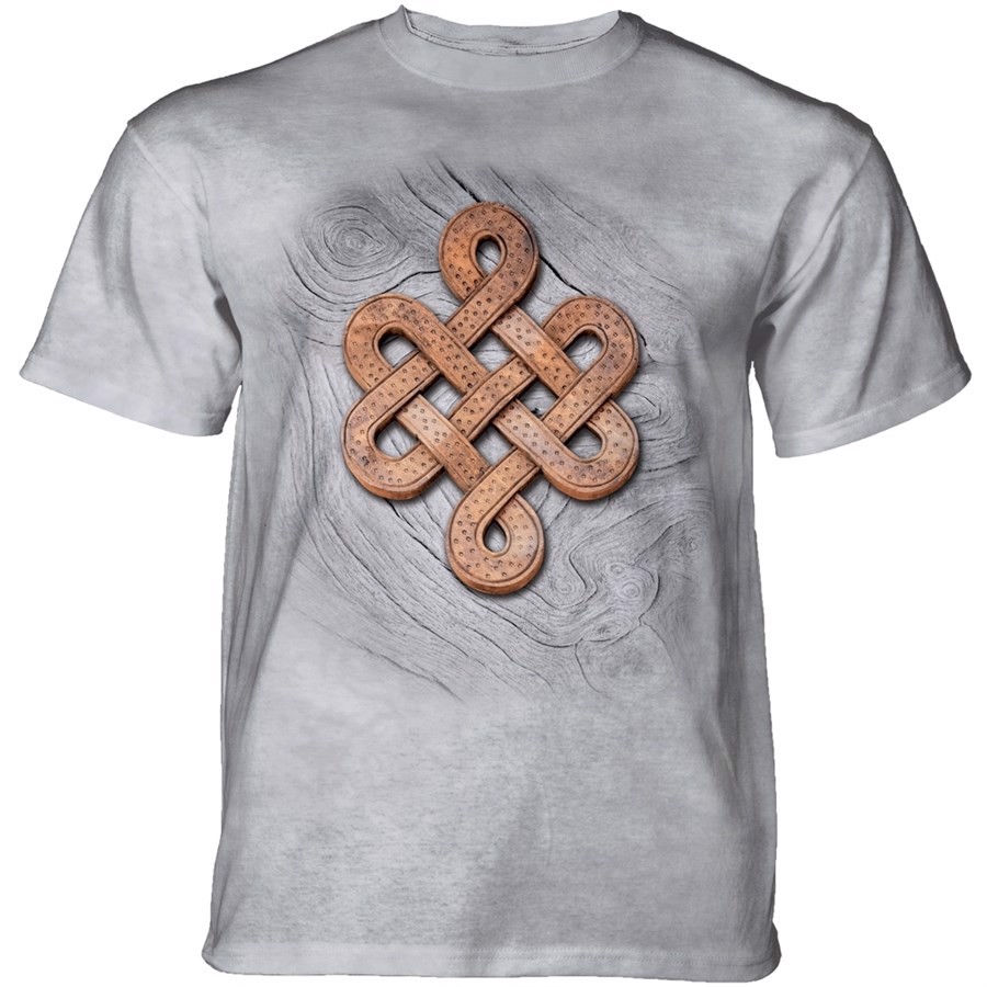 Knot on Knots Mens Triblend T-shirt, Grå, Adult Large