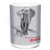 Habitat Elephant Ceramic Mug, 4,4 dl.