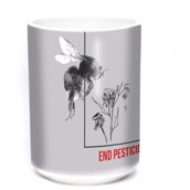 Pesticide Bumble Bee Ceramic mug 4,4 dl.