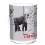 Habitat Gorilla Ceramic Mug, 4,4 dl.