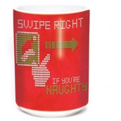 Swipe right Ceramic mug 4,3 dl.