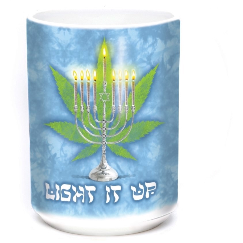 Lit Hanukkah Ceramic mug 4,3 dl.