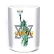Lady Liberty Ceramic mug 4,3 dl.
